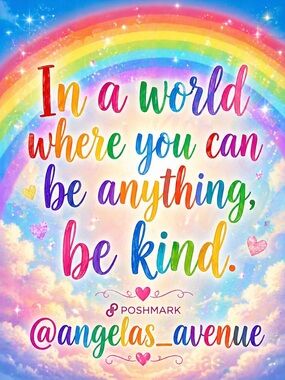 Happy Poshing!😊🌞🌈 𝐁𝐞 𝐊𝐢𝐧𝐝🥰